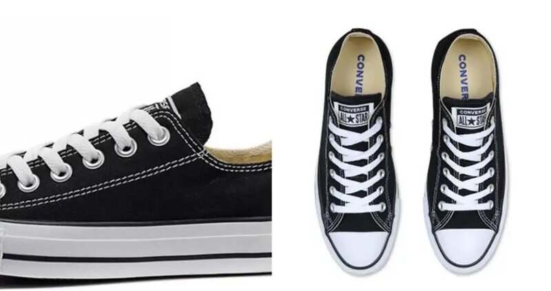 Converse-Zapatillas deportivas Chuck Taylor All Star Core para hombre y mujer, calzado deportivo de Skateboarding, clásicas, de lona, color negro