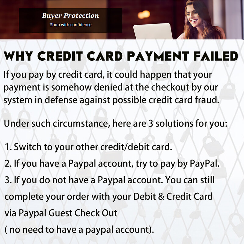 لماذا فشل الدفع ببطاقة الائتمان | حلول الأمان للدفع