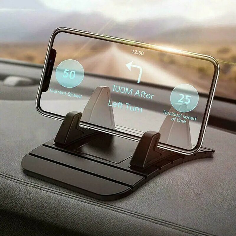 Dudukan Silikon Mobil Anti Selip Bantalan Alas Dasbor Dudukan Berdiri untuk Ponsel Braket GPS untuk iPhone Samsung Xiaomi Huawei Universal