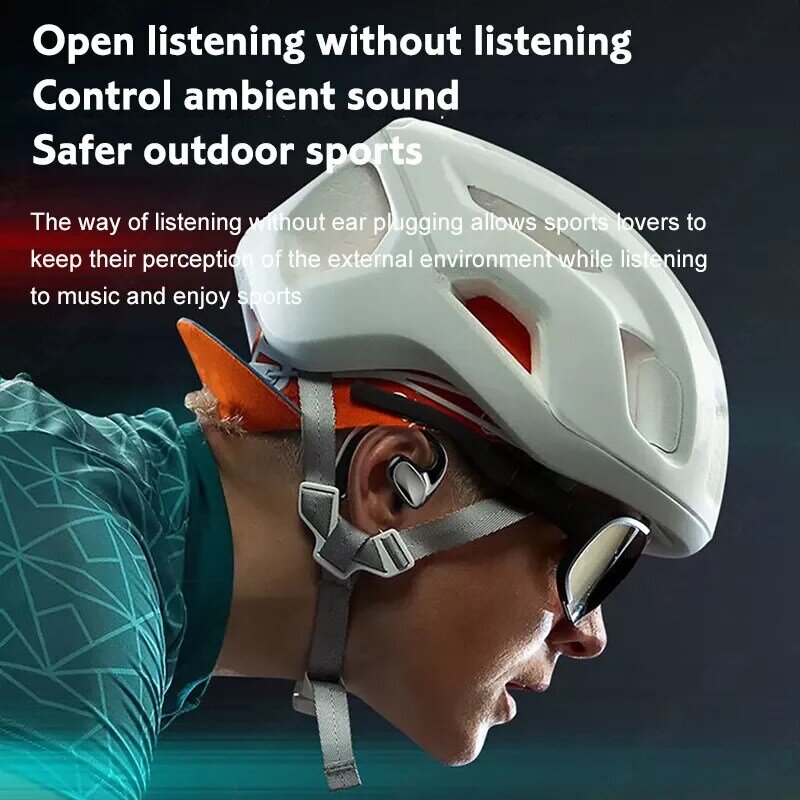 Auriculares inalámbricos con Bluetooth, cascos deportivos con reducción de ruido, impermeables, con micrófono y ganchos para las orejas, 5,1