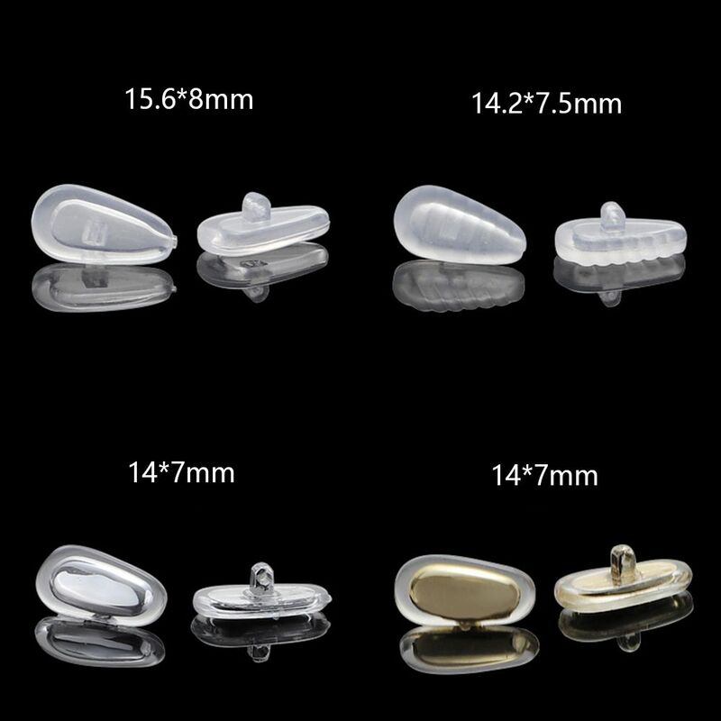 Eyeglass Silicone Nose Pads Replacement Optical Glasses Repair Tool With Screwdriver Tweezers Ear Hooks