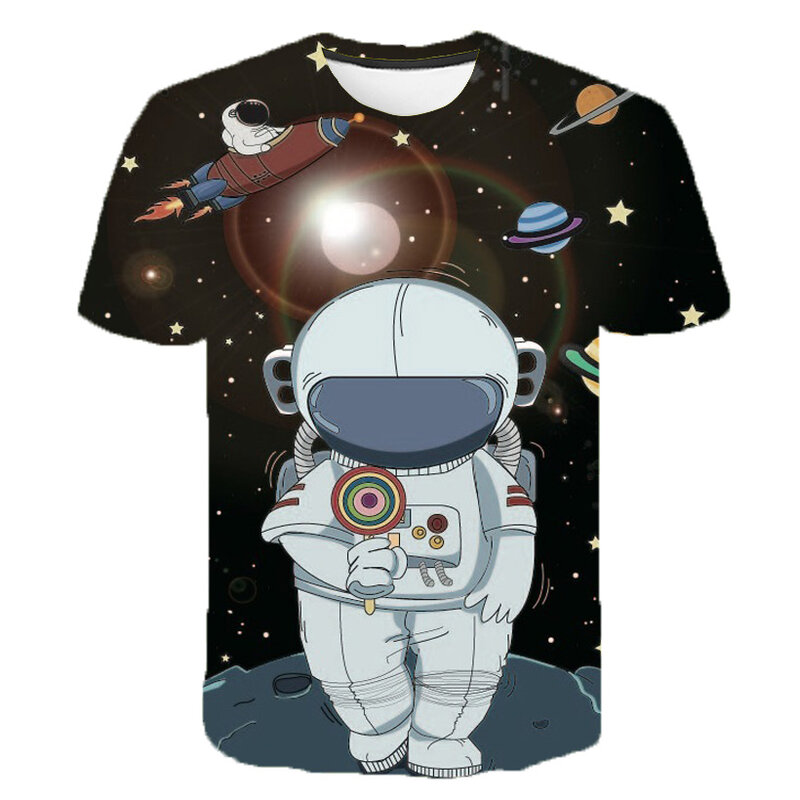 Universum Planeten Raum Galaxy 3D T-shirt Männer Frauen Kinder T shirt 3D Druck Sterne Sky Cool T-shirts Junge Mädchen Mode streetwear Tops