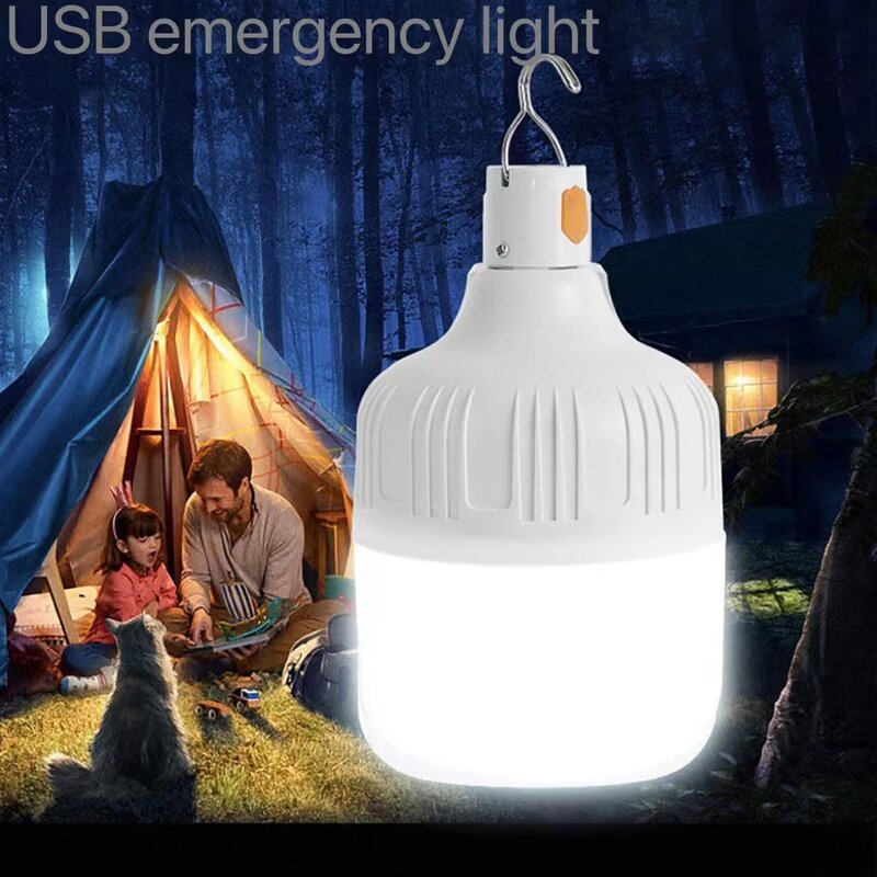 Led recarregável lâmpada de acampamento portátil lâmpada de acampamento lâmpada de emergência tenda iluminação equipamentos acampamento lâmpada 150w 80