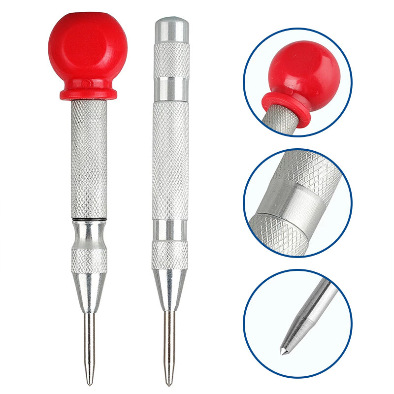 New Automatic Centre Punch General Automatic Punch Woodworking Metal Drill Adjustable Spring Loaded Automatic Punch Hand Tools