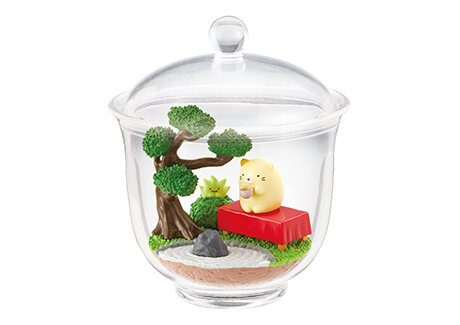 اليابان لعبة تحتوي على حلوى إعادة مصغرة العالم في زجاجة السفر سطح المكتب الحلي كبسولة اللعب Gashapon هدايا الاطفال
