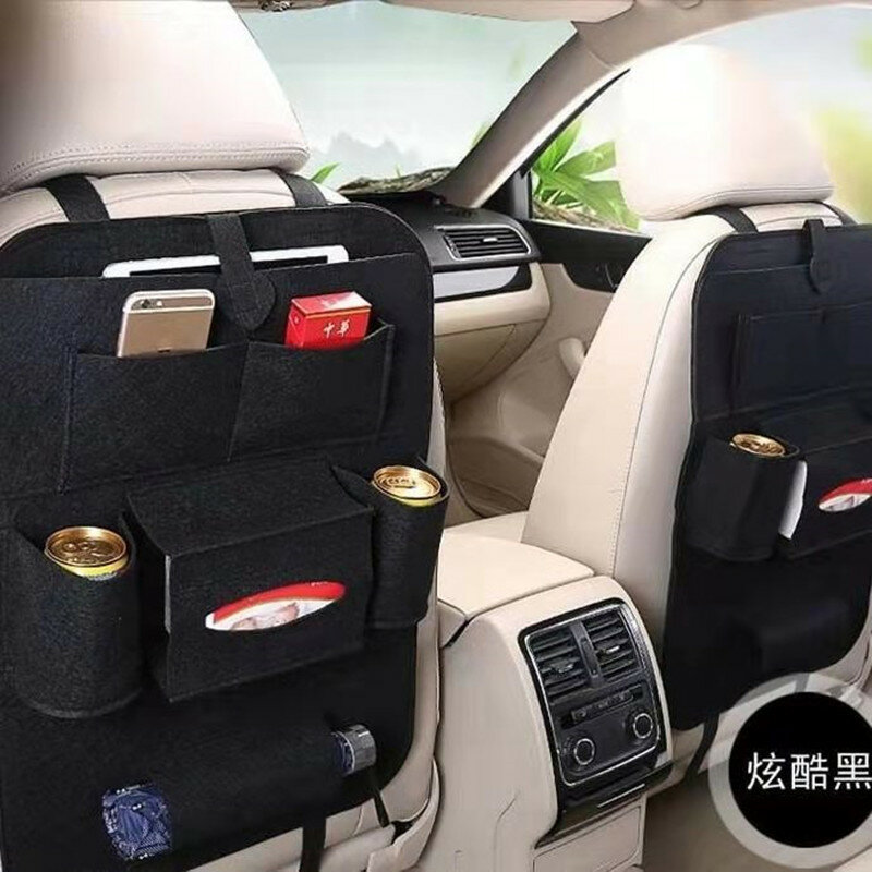 Bolsa de almacenamiento con aislamiento para el asiento trasero del coche, organizador de viaje con múltiples bolsillos, térmica, contenedor para botellas y bebidas