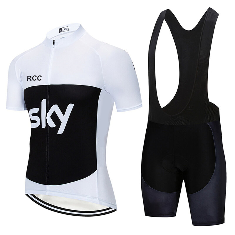 Maillot de cyclisme de l'équipe RCC SKY, ensemble de gel bavoir à séchage rapide, vêtements de Sport, 2022