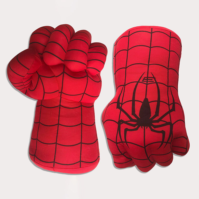 30Cm Spiderman Pluchen Speelgoed De Avengers Iron Man Hulk Thanos Handschoenen Plushie Soft Gevulde Doll Kids Gift Voor Jongens kinderen Cosplay