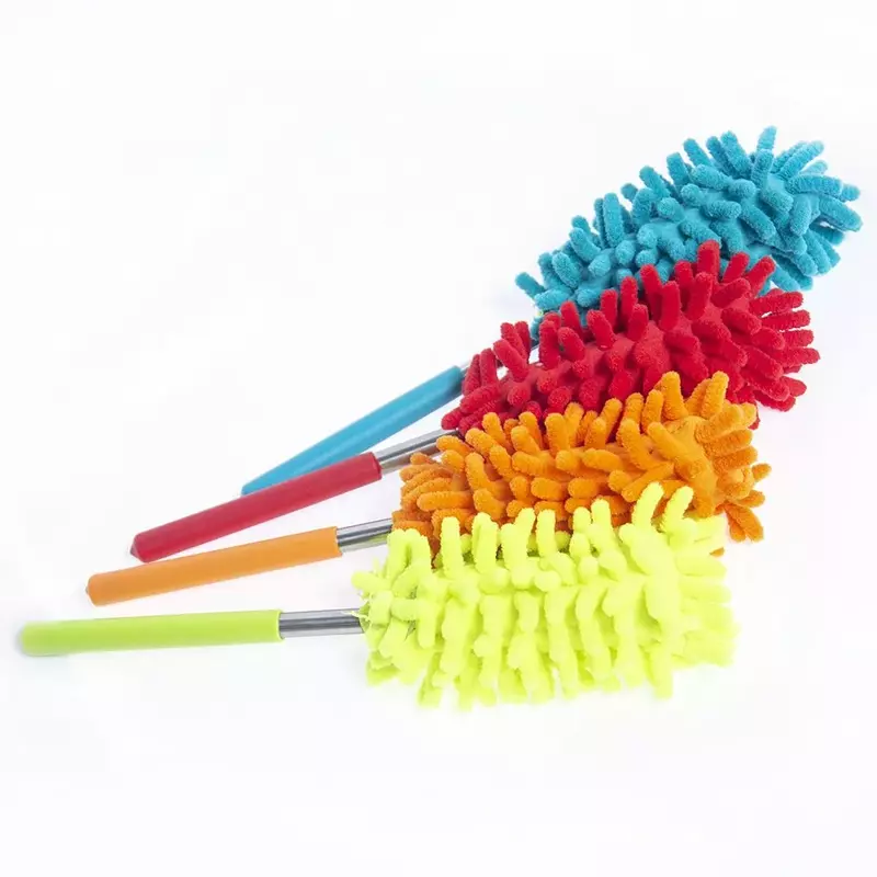 Pó de microfibra macio escova limpador de pó não pode perder o cabelo estática anti espanador de carro escova ferramentas de cozinha de escritório doméstico