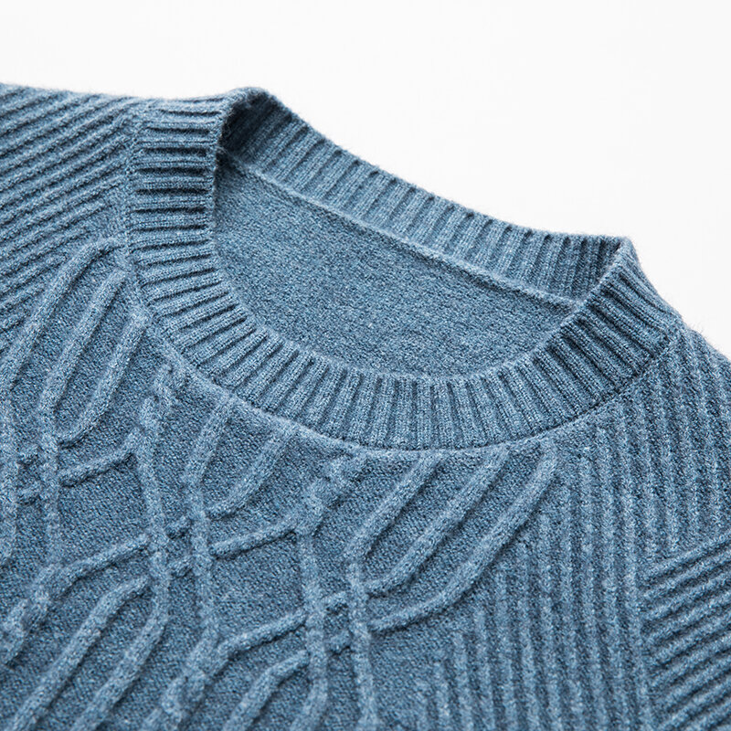 Chaleco de lana para hombre, Jersey informal de punto con cuello en V, sin mangas, Otoño e Invierno