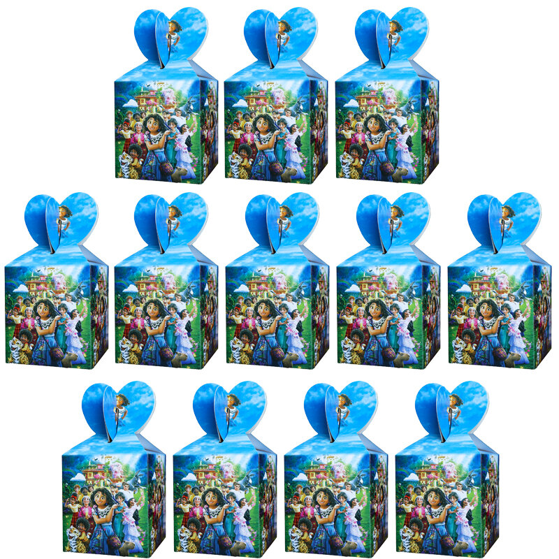 10-20 osób Disney Encanto zestaw dekoracji urodzinowych dla dzieci Mirabel zaopatrzenie firm Baby Shower urodziny jednorazowe zastawy stołowe