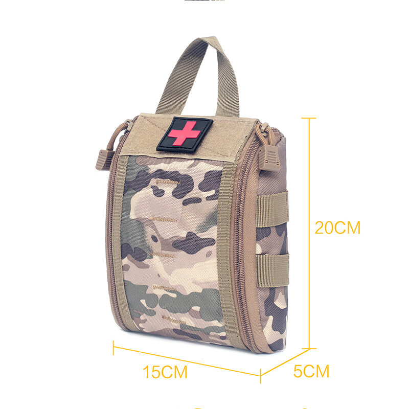 Tático mochila de acampamento escalada saco kit primeiros socorros kit médico tático kit médica bolsa saco de armazenamento ao ar livre oxford pano