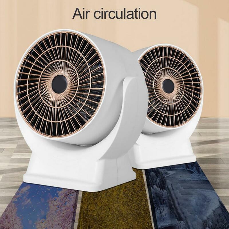 Riscaldatore ad aria Mini ventilatore a risparmio energetico con presa d'aria a circolazione d'aria per riscaldatore ad aria con ventilatore caldo domestico