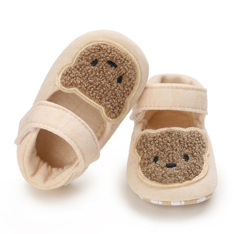 Weixinbuy-zapatos clásicos de dibujos animados para recién nacidos, zapatillas de suela suave acogedora para bebé, informales, para bebés de 0 a 18 meses, otoño