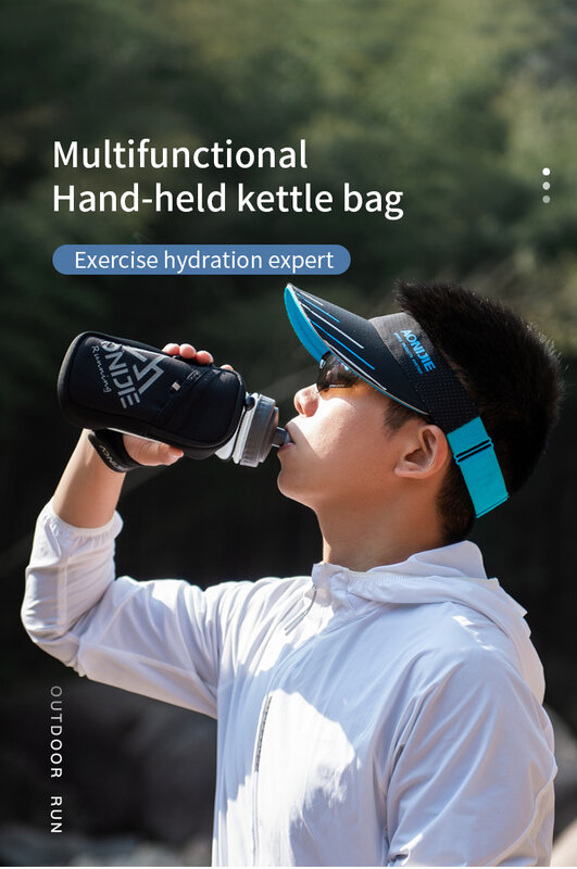 AONIJIE-hervidor de agua portátil multifuncional, bolsa de almacenamiento para botella de agua, soporte para teléfono de 6,8 pulgadas, paquete de hidratación para exteriores