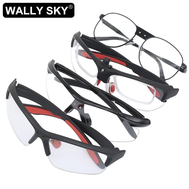 Kaca Pembesar Bagian Aksesori Kaca Pembesar Kacamata untuk Teropong Gigi Bingkai ABS atau Kuningan Warna Hitam dengan Lubang Sekrup
