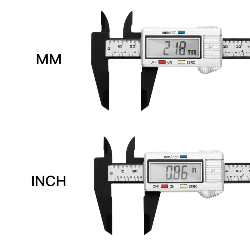 Calibrador Digital Vernier electrónico, 6 pulgadas, 150mm, micrómetro, herramienta de medición, 150mm, 0,1mm
