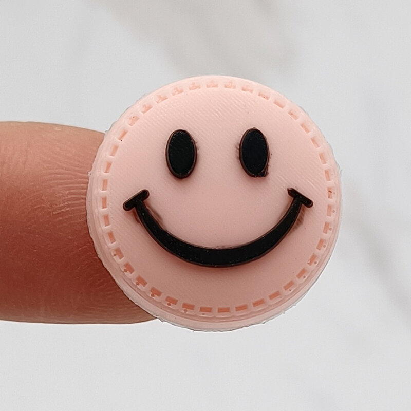 Dropshipping Colorful Smile Face PVC Shoe Charms Sandal Accessories Diy Shoe Buckle Decoration Jibz For Croc Charms Kid Gift