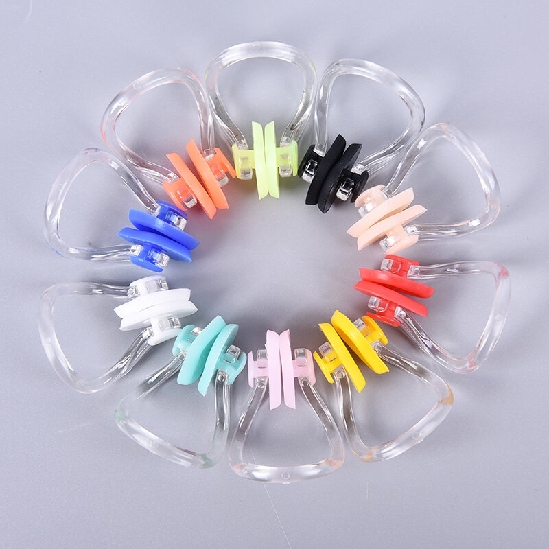 10pcs Soft Silicone Swimming Nose Clip Comfortable Diving Surfing Swim Clips High Elastic Nose Clip for Adults and Children