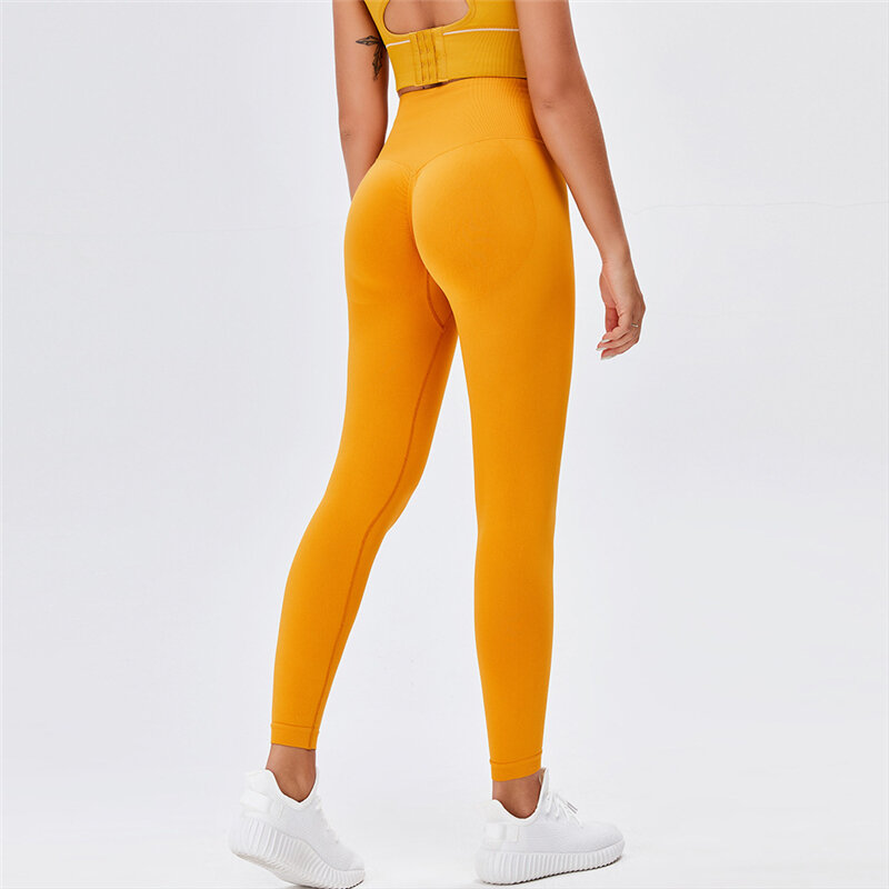 2022 novo náilon calças de yoga das mulheres de fitness calças de cintura alta hip lift collants das mulheres altas elásticas push-up esportes