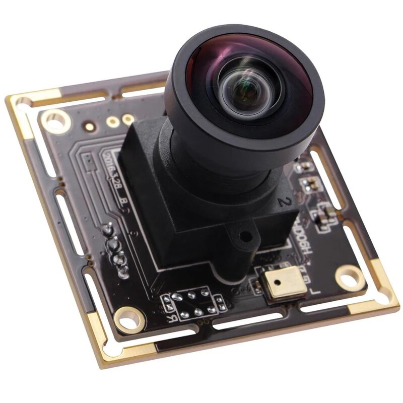 2MP IMX322 Modul Kamera USB Lampu Rendah 0.01Lux H.264 Tanpa Distorsi Sudut Lebar 120 Derajat Papan Webcam dengan Mikrofon Mikrofon