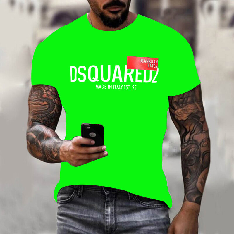 남성용 순수한 폴리에스테르 티셔츠, 슬림 셔츠 상의, 플러스 사이즈, 2022 써머 뉴 도매, 이탈리아 티셔츠