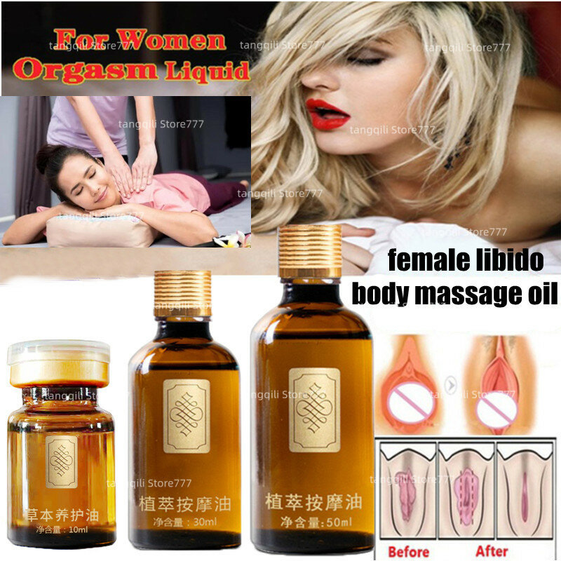 Kobiety intensywny orgazm Enhancer stymulować kobiety wzrost oleju orgazm Libido żel para Flirt olejek do masażu ciała