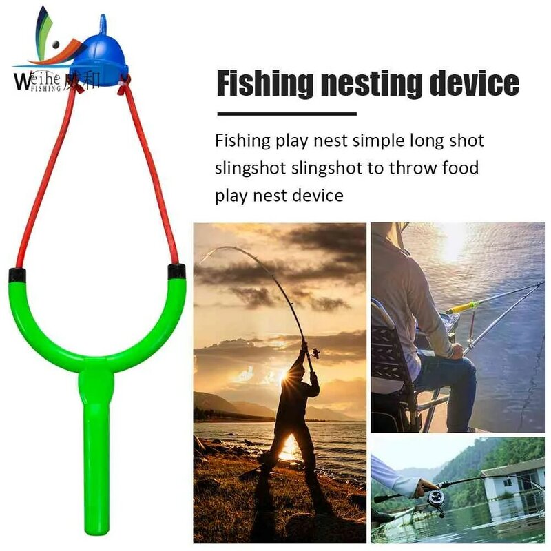 Fishing Baits Thrower Sending Multipurpose Shot Coarse Sling Shot Hunting Baits Fishing Tackle Tools Accessories