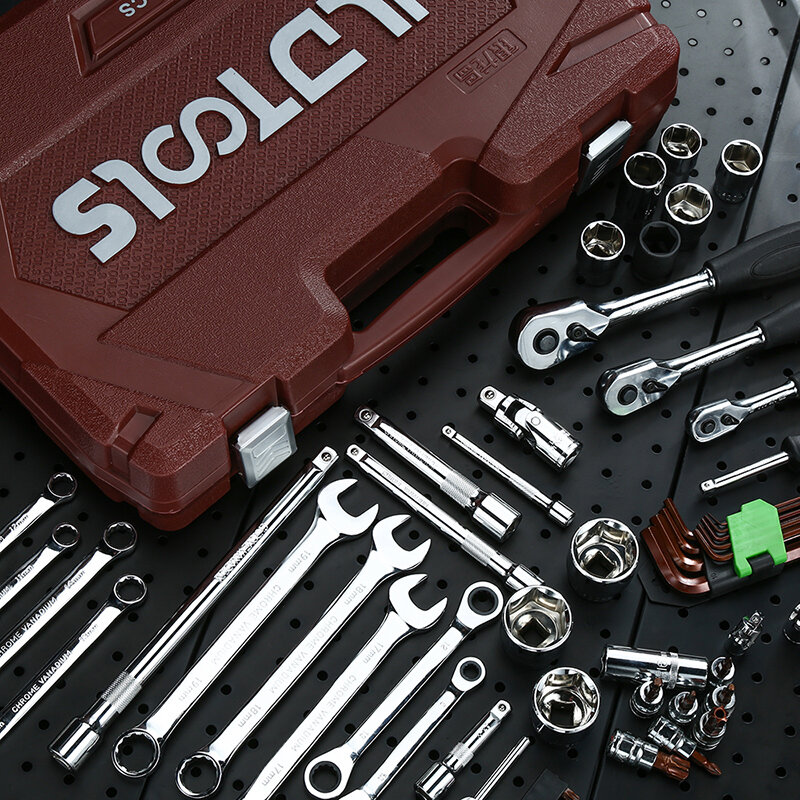 DTBD Socket Set Universal Car Repair Tool Ratchet Set Torque Wrench Combination Bit A Set Of Keys Multifunction DIY Tools