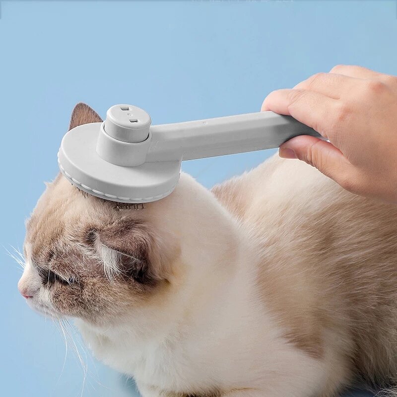 Peine de depilación para mascotas, accesorios para gatos, elimina el pelo de gatos, herramienta de aseo para mascotas, cepillo de masaje para mascotas