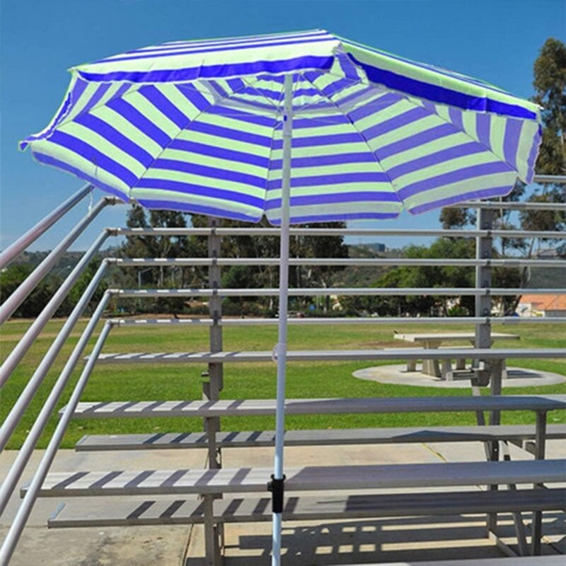 Parasol Holder for Square Balcony Railings Size within 35mm Steel Umbrella Base