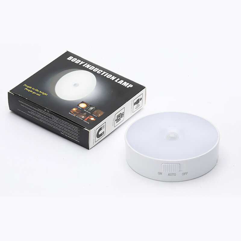 Magnetische Motion Sensor Smart Nachtlampje Batterij Aangedreven Led Night Lamp Voor Slaapkamer Kledingkast Nachtkastje Keuken Hal