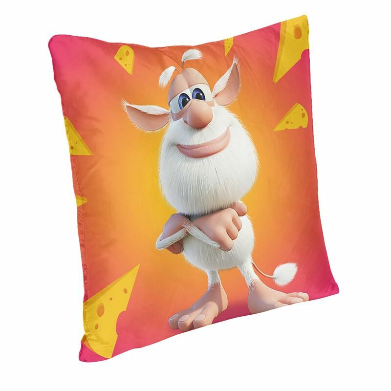 Fashion Threebo New Animation For Kids Boobas Throw Pillow Case Home Decor Custom Square Cushion Cover 40x40cm Pillowcover