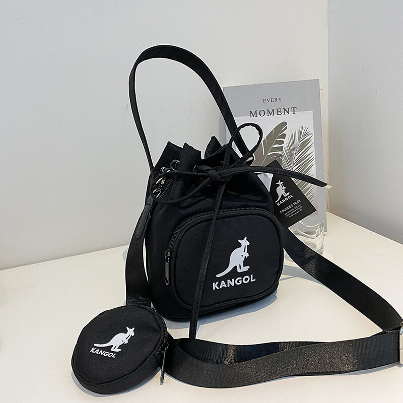 Coréia bolsa feminina bolsas e bolsas de luxo designer moda mochila canguru balde saco rua um ombro crossbody saco