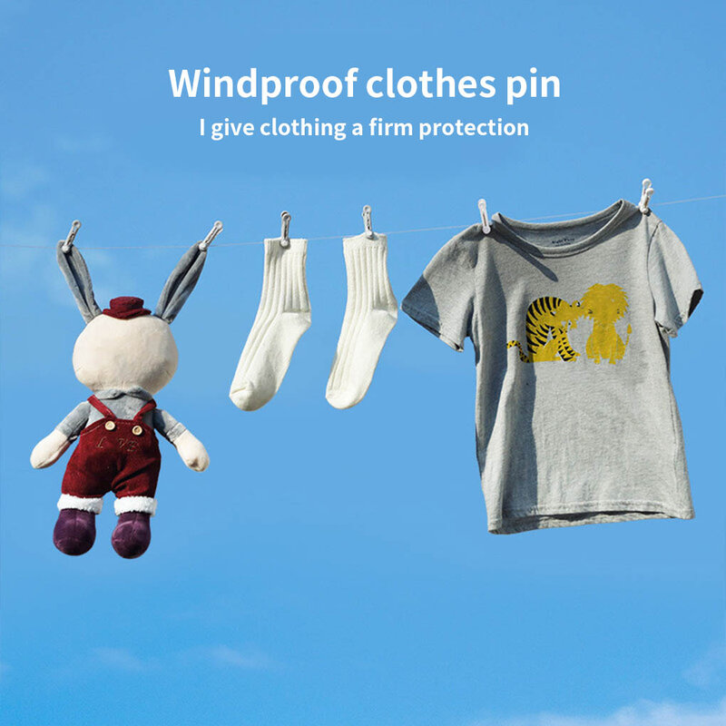 16 stücke Nicht-kennzeichnung Anti-wind Clips Haushalt Kleidung Qiult Clips Multifunktionale Wäsche Hängen Pegs