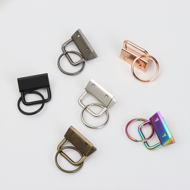 열쇠 고리가 있는 금속 코튼 테일 클립, 손목시계 키체인, 가방 제작, 손목시계, 수공예, 열쇠 고리, 하드웨어, 26mm, 32mm, 5 개