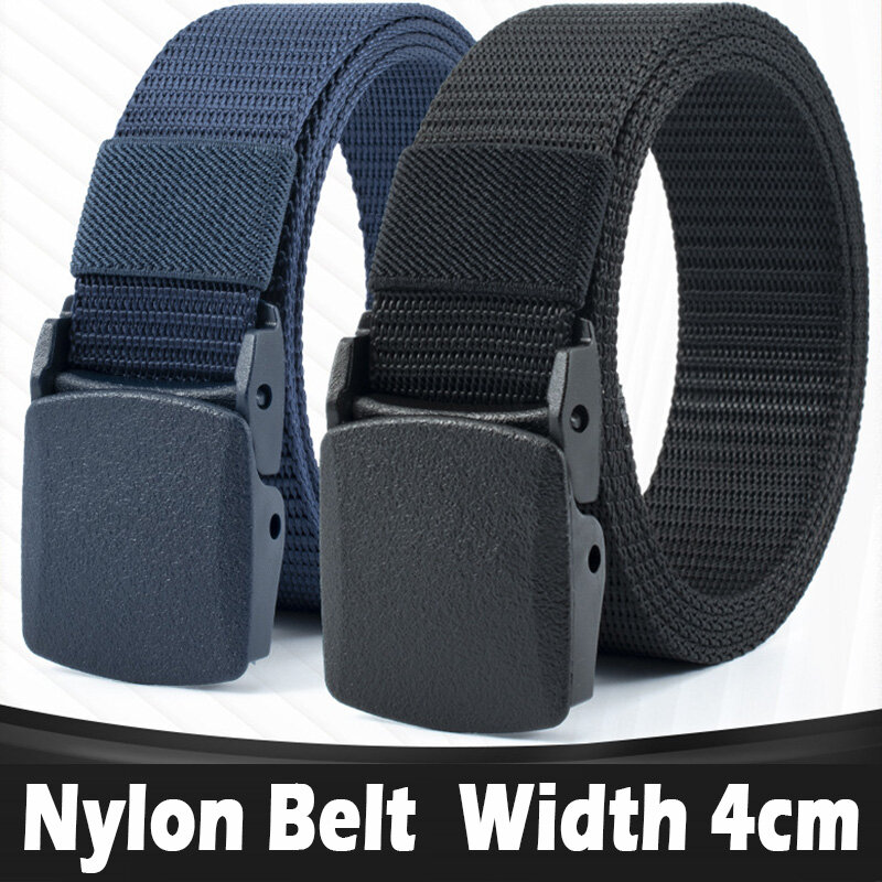 Tactical Belts for Men Quick-drying Nylon Army Style Canvas Cinturon Male Outdoor Sports Belt Military Training Waist Strap