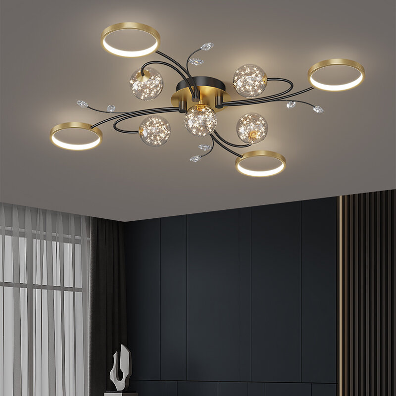 Plafonnier DEL luxe sommeil Salon Chambre Lampes Couloir Cuisine Luminaires 30 W
