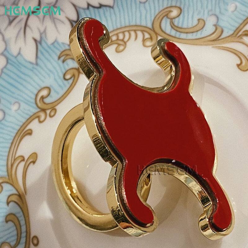 Top Quality Gold Butterfly Design Universal Finger Ring Phone Stand 360 Degre Rotate Holder Stand Socket for iPad Smartphone GPS