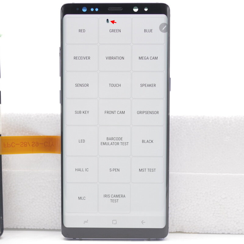 Oryginalny N950F LCD do Samsung Galaxy Note 8 wyświetlacz bez ramki Super AMOLED uwaga 8 ekran SM-N950A N950U LCD ekran dotykowy naprawa