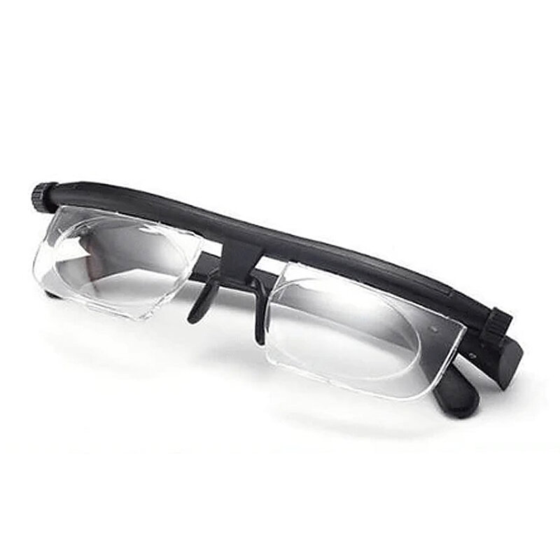 โฟกัสปรับแว่นตา-6 + 3 Diopters สายตาสั้นแว่นตาแว่นตาอ่านหนังสือปรับความยาวโฟกัสอ่านแว่นตา Drop Ship