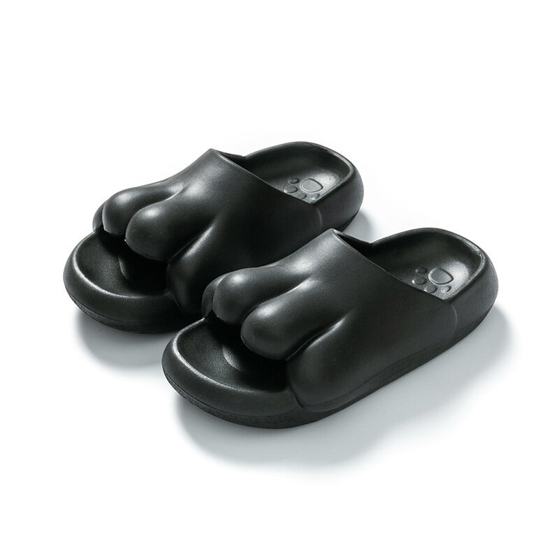 Pantofole con zampa di animale scivoli estivi da uomo novità infradito Unisex scarpe da casa divertenti 2022 pantofole da doccia per bagno da interno per uomo