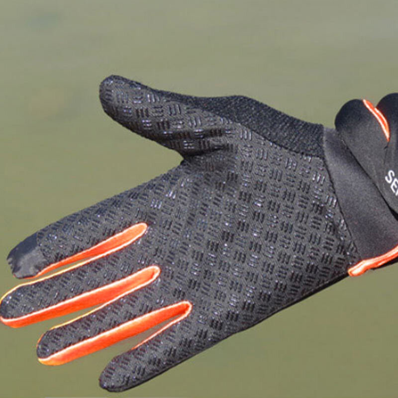 Nuovo 1 paio di guanti da bici da bici Full Finger Touchscreen uomo donna guanti da MTB guanti estivi traspiranti