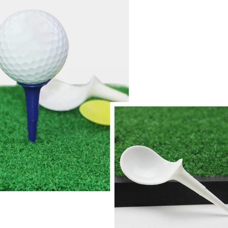 10 pçs t de golfe plástico novidade anti-fatia t de golfe 83mm cadeira t de golfe marcador posição ferramentas bola s2x8