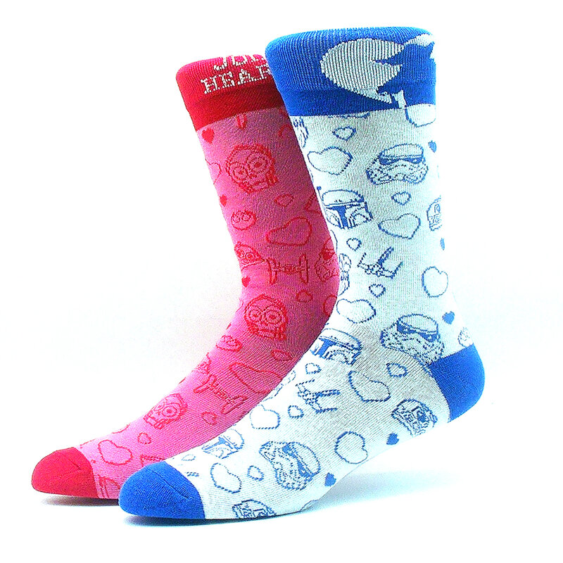 2023 nuovi calzini da uomo Anime Creative Crew Cotton Animal Socks Cosplay Fun Cute Art calzini AB da uomo flessibili Trend Unisex