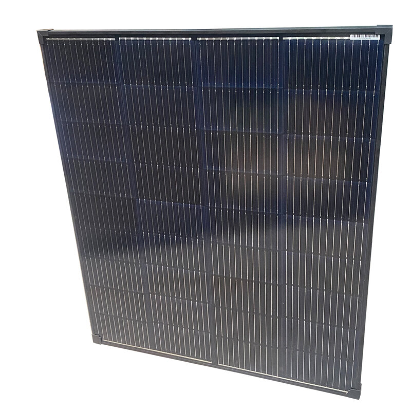 2023 pannello solare 100w 140w 185W 200w 280w 370W Solid 18V pannelli solari in vetro rigido potenza cella monocristallina 12V 24V batteria