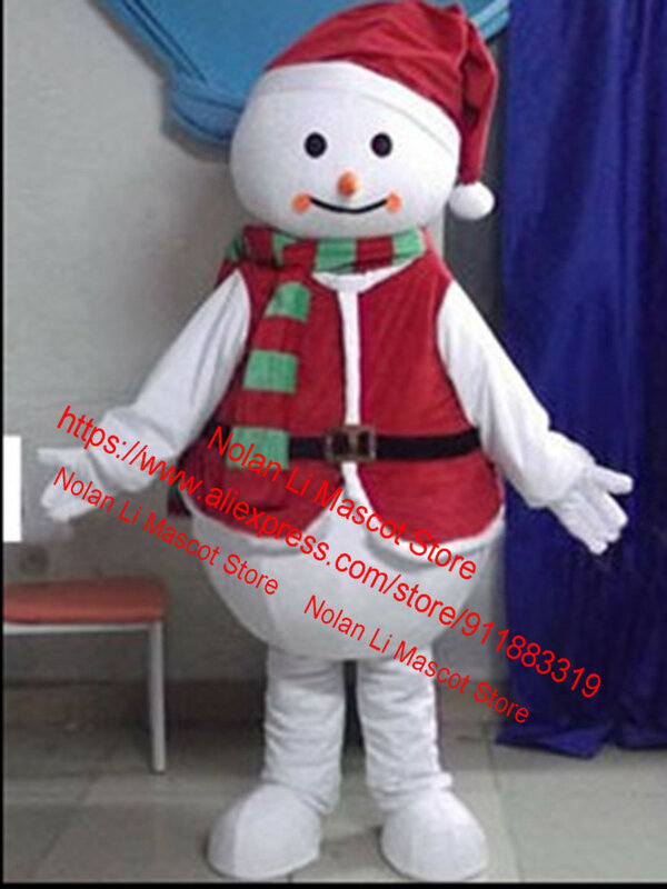 Venda quente material eva capacete boneco de neve mascote traje personagem dos desenhos animados cosplay festa de aniversário masquerade presente de natal 046