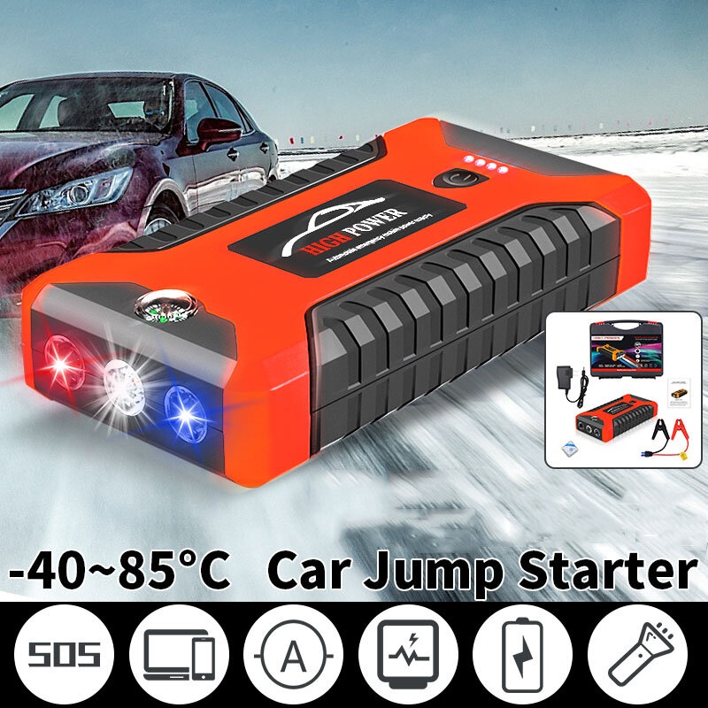 Auto Starthilfe Power Bank 59800mA 600A 12V Ausgang Tragbare Notfall Start-up Ladegerät für Autos Booster Batterie ausgangs Gerät