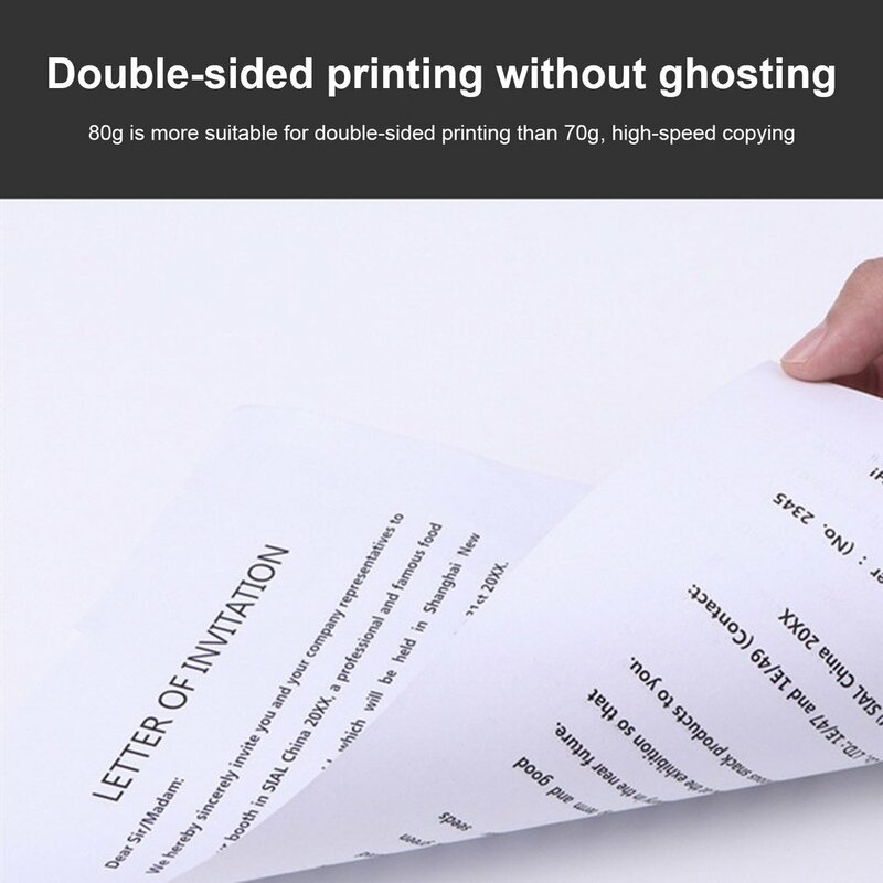 Papel para impressora "classic" a4, 80g/m2, 500., Artigo de papelaria para impressora, cópia, entrega rápida, 5 ou 6 folhas