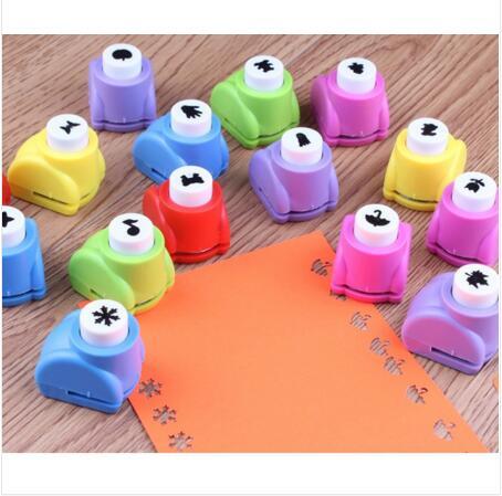 Mini Scrapbook Punches Handmade Cutter Card Craft Calico Printing Flower Paper Craft Punch Hole Puncher Shape DIY Tool